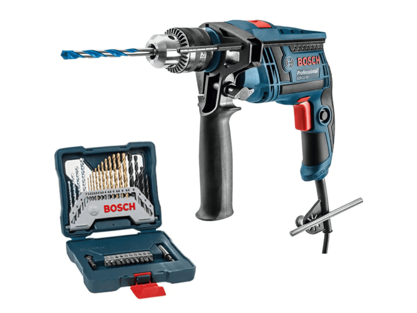 Bosch GSB 13 RE — furadeira de impacto com fio 650W bivolt, a mais vendida da historia do Brasil